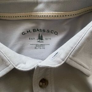 G.H. Bass & Co. Men's Light Gray Polo Shirt